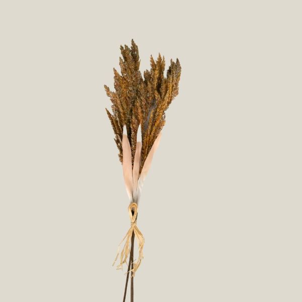 Follaje Espiga Preservado Bronce Artificial Altura 66 cm 20323