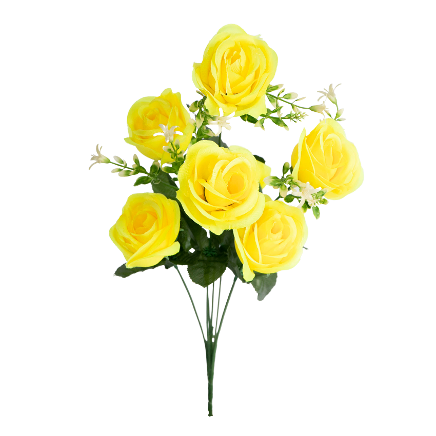 Rosa Abierta Artificial x7 20401 - Image 2