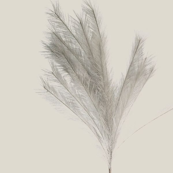 Vara Pampas Artificial Plata Altura 105cm 20403 - Image 2