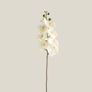 Vara Orquidea Artificial Blanco Altura 100cm 20406