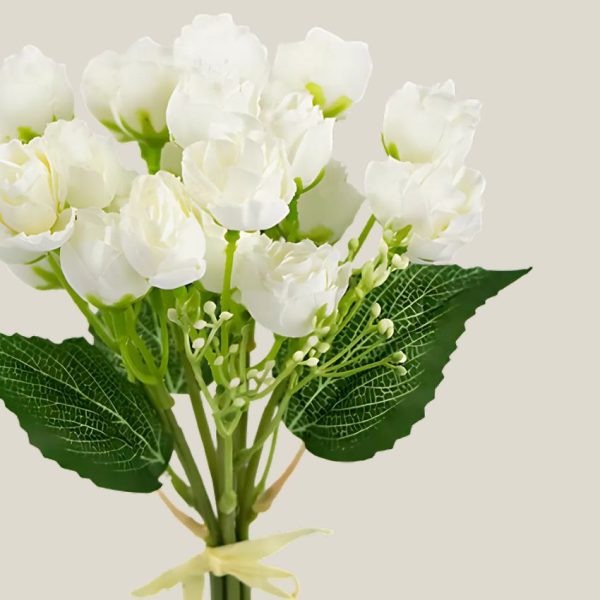 Mini Rosa Artificial Crema 20511 - Image 2