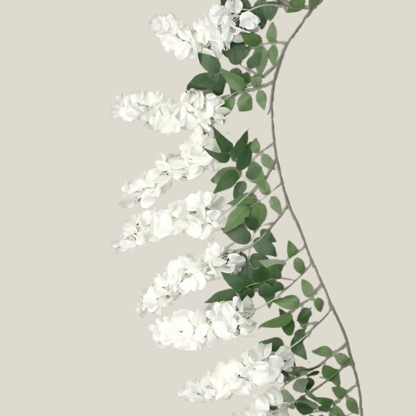 Guirnalda de flor colgante Concha 20748 - Image 2