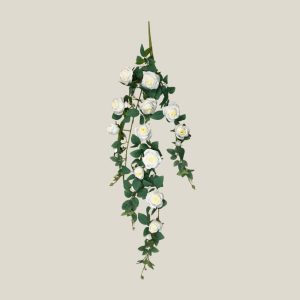 Mata colgante de rosas Blanco nieve 20750