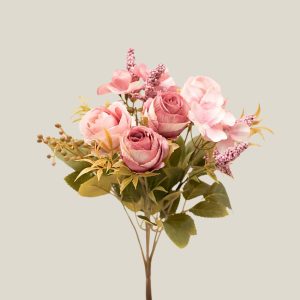 Mini rosa x6 Rosa coral 20760
