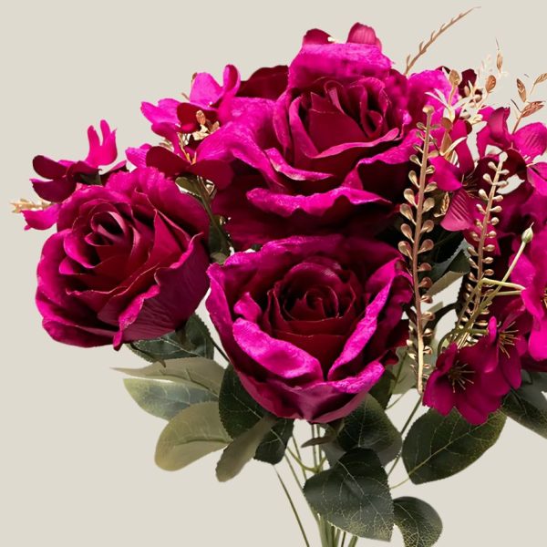 Ramo rosa gamuzada Magenta 20761 - Image 2