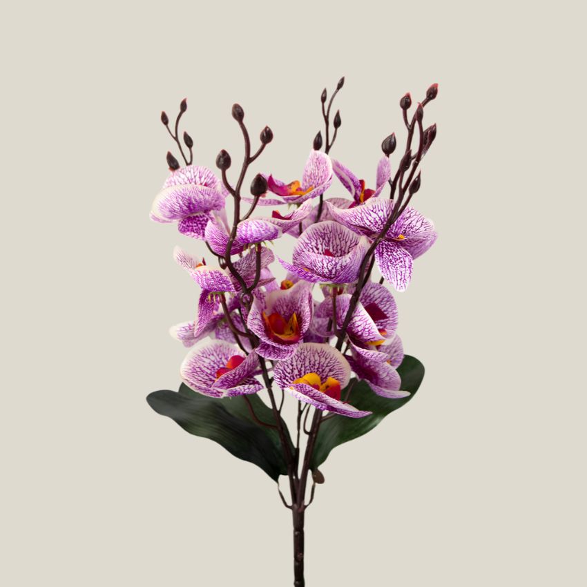 Ramo orquidea artificial morado 20410