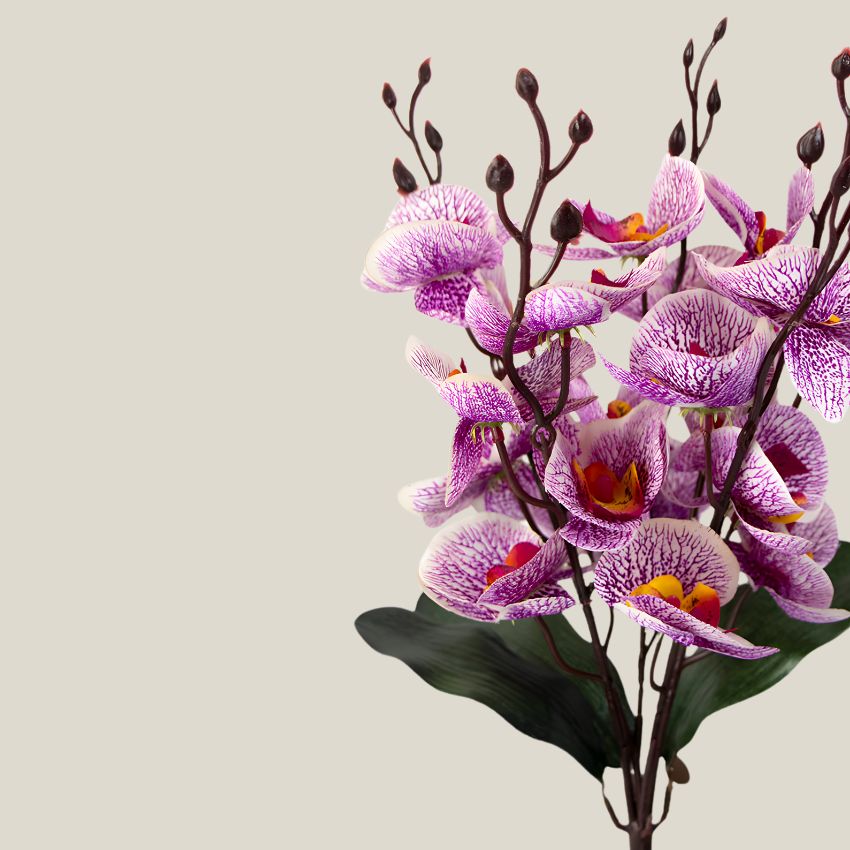 Ramo orquidea artificial morado 20410 - Image 2