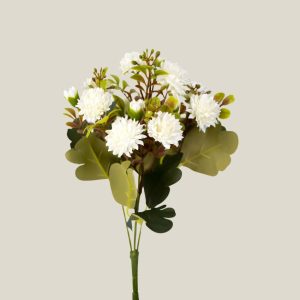 Mini ramo pompon beige 20805